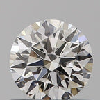 Diamante Naturale Taglio Brillante 0.5ct 3EX G VVS2 - IGI - 5.04x5.09x3.14mm