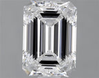 Diamante Naturale Taglio Smeraldo 1.04ct VG/EX D VVS1 - GIA - 7.11x4.99x3.23mm