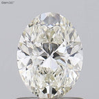 Diamante Naturale Taglio Ovale 0.73ct EX/EX J VS1 - GIA - 6.78x5.11x3.3mm