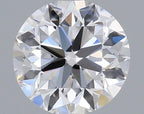 Diamante Naturale Taglio Brillante 0.5ct VG/VG/EX D VS1 - GIA - 4.9x4.96x3.18mm