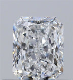 Diamante Naturale Taglio Radiant 0.6ct EX/EX D VVS2 - GIA - 5.27x4.18x2.92mm