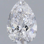 Diamante Naturale Taglio Goccia 0.4ct EX/EX D VS2 - GIA - 6.19x4.06x2.65mm