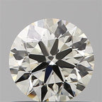 Diamante Naturale Taglio Brillante 0.6ct 3EX J VVS2 - IGI - 5.34x5.36x3.36mm