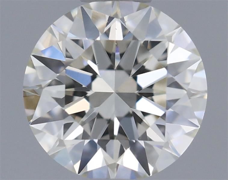 Diamante Naturale Taglio Brillante 0.5ct 3EX J VS2 - GIA - 5.09x5.14x3.14mm