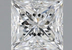 Diamante Naturale Taglio Princess 0.9ct EX/EX F VVS1 - IGI - 5.14x4.99x3.89mm