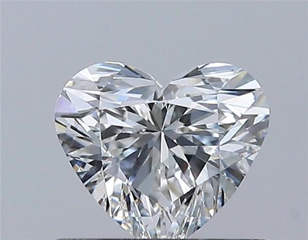 Diamante Naturale Taglio Cuore 0.5ct VG/EX F IF - GIA - 4.95x5.56x3.21mm