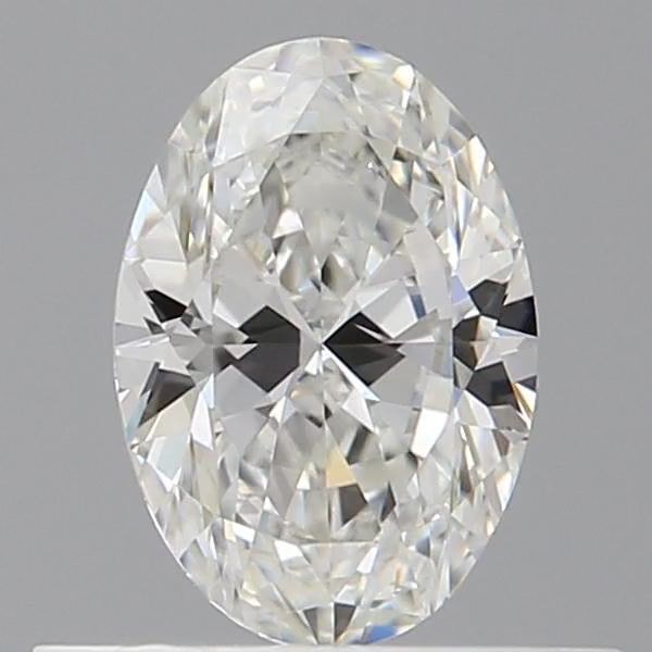 Diamante Naturale Taglio Ovale 0.5ct VG/VG G VVS1 - GIA - 6.22x4.29x2.73mm