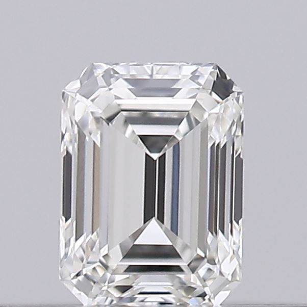 Diamante Naturale Taglio Smeraldo 0.18ct G/VG G VVS1 - GIA - 3.73x2.76x1.89mm