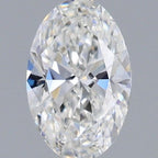 Diamante Naturale Taglio Ovale 0.5ct EX/EX E VS1 - IGI - 6.86x4.39x2.65mm