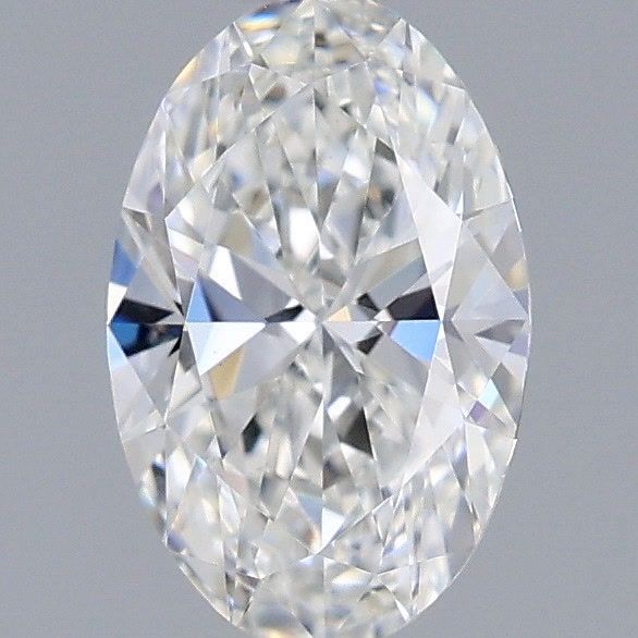 Diamante Naturale Taglio Ovale 0.5ct EX/EX E VS1 - IGI - 6.86x4.39x2.65mm