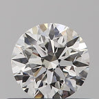 Diamante Naturale Taglio Brillante 0.42ct 3EX G VVS2 - GIA - 4.79x4.76x3.0mm