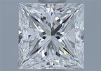 Diamante Naturale Taglio Princess 0.71ct EX/EX E VVS2 - GIA - 5.05x4.97x3.6mm