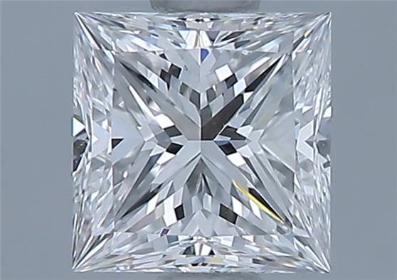 Diamante Naturale Taglio Princess 0.71ct EX/EX E VVS2 - GIA - 5.05x4.97x3.6mm
