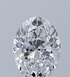 Diamante Naturale Taglio Ovale 0.8ct EX/EX D VVS1 - GIA - 7.02x5.21x3.39mm