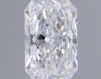 Diamante Naturale Taglio Radiant 0.4ct VG/VG D VS1 - GIA - 5.6x3.57x2.4mm