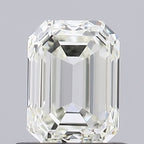 Diamante Naturale Taglio Smeraldo 0.9ct VG/EX I VVS1 - IGI - 6.09x4.46x3.13mm