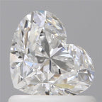 Diamante Naturale Taglio Cuore 1ct VG/EX E VVS1 - GIA - 6.38x5.26x4.49mm