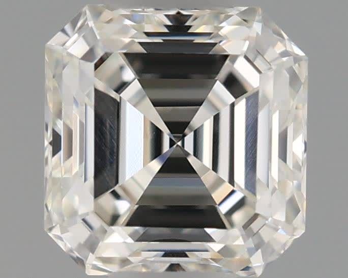 Diamante Naturale Taglio Asscher 0.45ct VG/G I VVS2 - GIA - 4.38x4.26x2.86mm