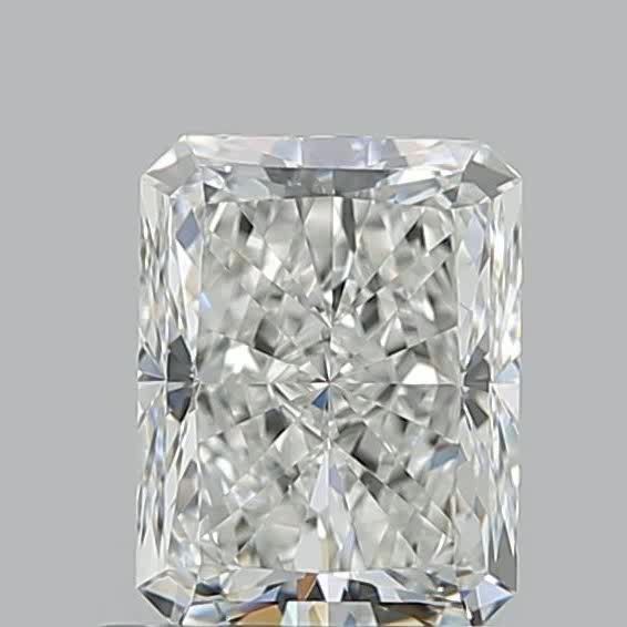Diamante Naturale Taglio Radiant 1.02ct EX/EX F VVS1 - IGI - 6.44x4.94x3.45mm