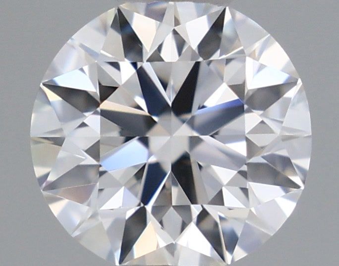 Diamante Naturale Taglio Brillante 0.45ct 3EX F VVS2 - GIA - 4.9x4.93x3.06mm