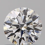 Diamante Naturale Taglio Brillante 0.54ct 3EX D VS1 - GIA - 5.22x5.21x3.21mm