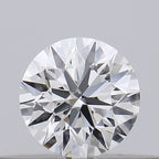 Diamante Taglio Brillante 0.18ct EX/VG/EX D VVS2 - GIA - 3.6x3.62x2.26mm