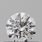 Diamante Naturale Taglio Brillante 0.32ct VG/VG/G D VS1 - GIA - 4.4x4.38x2.73mm