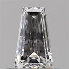 Diamante Taglio Baguette Scalata 0.36ct EX/EX D VVS1 - GIA - 5.83x3.74x2.29mm