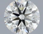 Diamante Naturale Taglio Brillante 0.5ct 3EX J VS2 - IGI - 5.0x5.04x3.12mm