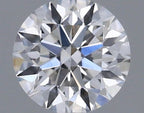 Diamante Taglio Brillante 0.19ct VG/VG/G E VVS2 - GIA - 3.67x3.68x2.31mm