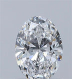 Diamante Naturale Taglio Ovale 0.7ct VG/EX D IF - GIA - 7.15x5.09x3.16mm