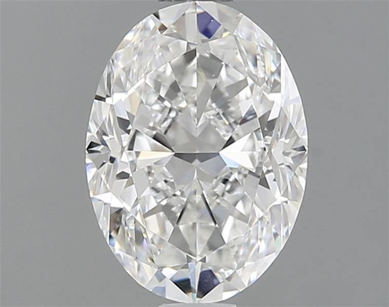 Diamante Naturale Taglio Ovale 1.2ct VG/EX F VS1 - GIA - 7.76x5.67x3.73mm