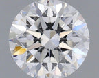 Diamante Naturale Taglio Brillante 0.5ct G/VG/EX E VVS1 - GIA - 4.92x4.95x3.19mm