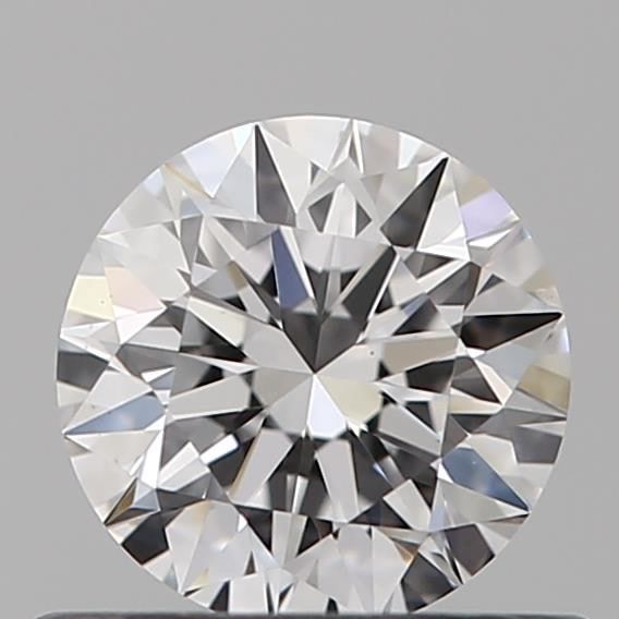 Diamante Naturale Taglio Brillante 0.5ct EX/VG/EX D VS2 - GIA - 5.05x5.02x3.17mm