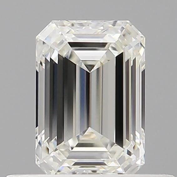Diamante Naturale Taglio Smeraldo 0.55ct VG/VG I VVS1 - GIA - 5.57x3.83x2.57mm