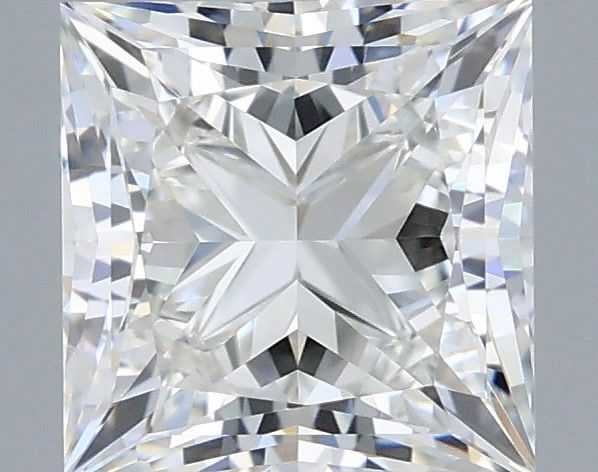 Diamante Naturale Taglio Princess 0.81ct EX/EX F VVS1 - IGI - 4.98x4.89x3.64mm