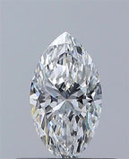 Diamante Naturale Taglio Marquise 0.4ct VG/EX E VVS1 - GIA - 7.26x3.9x2.45mm