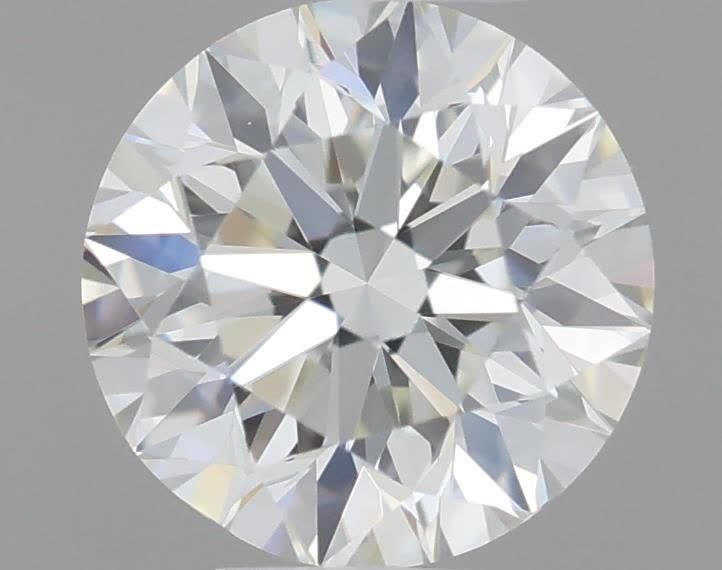Diamante Taglio Brillante 0.5ct VG/VG/VG J VVS1 - GIA - 4.97x5.01x3.21mm