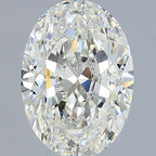 Diamante Naturale Taglio Ovale 1.3ct VG/EX H VS2 - IGI - 8.45x5.97x3.63mm