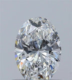Diamante Naturale Taglio Ovale 0.51ct EX/EX E VVS1 - GIA - 6.43x4.46x2.85mm