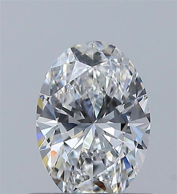 Diamante Naturale Taglio Ovale 0.51ct EX/EX E VVS1 - GIA - 6.43x4.46x2.85mm