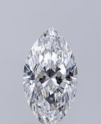 Diamante Naturale Taglio Marquise 0.61ct EX/EX D VS1 - GIA - 8.54x4.49x2.76mm