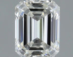 Diamante Naturale Taglio Smeraldo 0.41ct VG/EX J VVS1 - GIA - 4.8x3.52x2.46mm