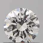 Diamante Naturale Taglio Brillante 0.5ct 3EX F VS1 - GIA - 5.06x5.03x3.16mm