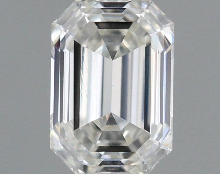 Diamante Naturale Taglio Smeraldo 0.41ct VG/VG I IF - GIA - 4.91x3.45x2.4mm