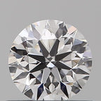 Diamante Naturale Taglio Brillante 0.5ct VG/EX/EX D VVS2 - GIA - 5.03x5.0x3.19mm