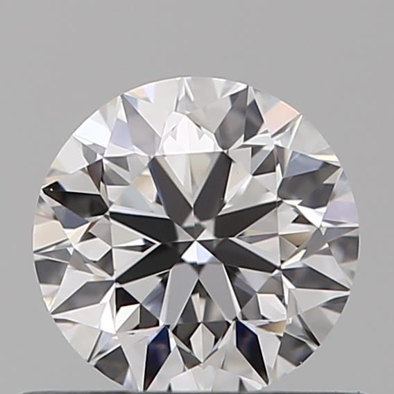 Diamante Naturale Taglio Brillante 0.5ct VG/EX/EX D VVS2 - GIA - 5.03x5.0x3.19mm