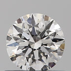 Diamante Naturale Taglio Brillante 0.5ct 3EX E VS2 - IGI - 5.0x5.05x3.19mm