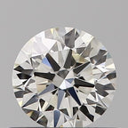 Diamante Taglio Brillante 0.45ct EX/VG/EX J VVS1 - GIA - 4.87x4.94x3.0mm