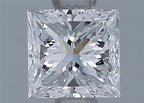 Diamante Naturale Taglio Princess 0.5ct VG/VG D VS1 - GIA - 4.59x4.42x3.13mm